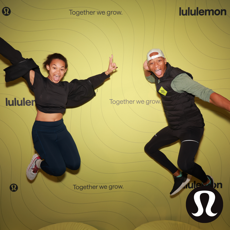 Lululemon corporate brand activation photo booth rental trampoline